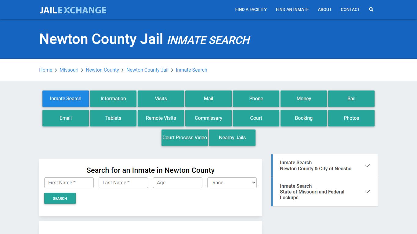 Newton County Jail, MO Inmate Search: Roster & Mugshots - Jail Exchange