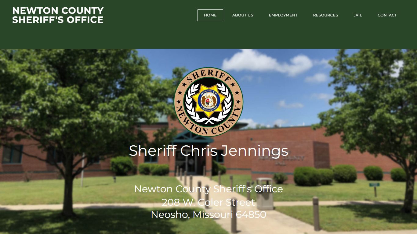 Newton County Sheriff's Office - Sheriff Chris Jennings